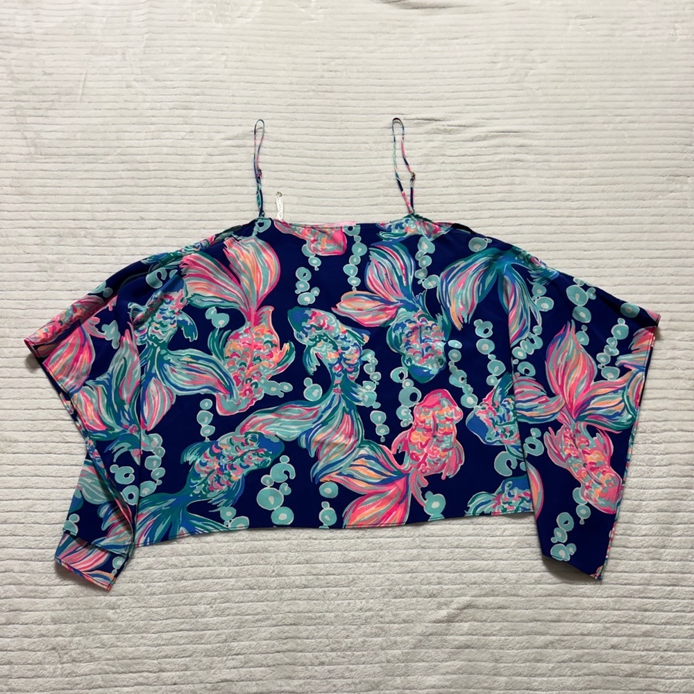 Lilly Pulitzer Vibrant Floral Crop Top